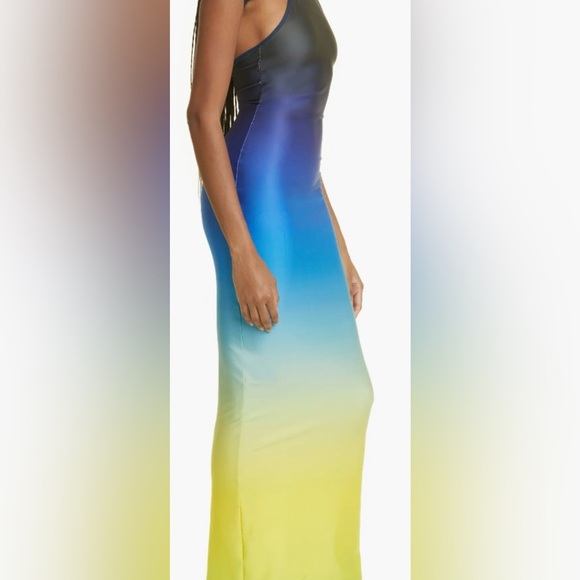 Sammy B. Alexis Ombre Maxi Dress Blue/Yellow | Size S NWT - Picture 7 of 12
